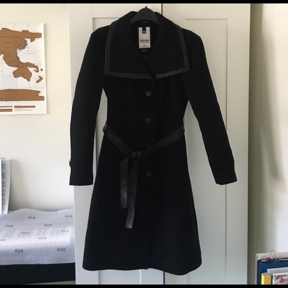 Soia and Kyo wool & leather jacket - Picture 2 of 6